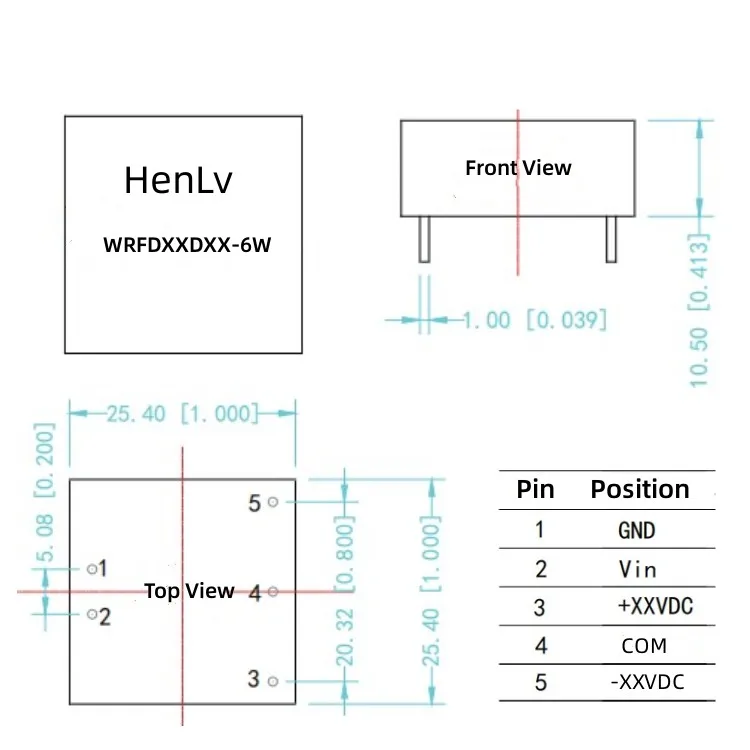 12VDC to Dual  15V 200mA 6W 1500VDC  Isolation Switching Power Supply Manufacturer