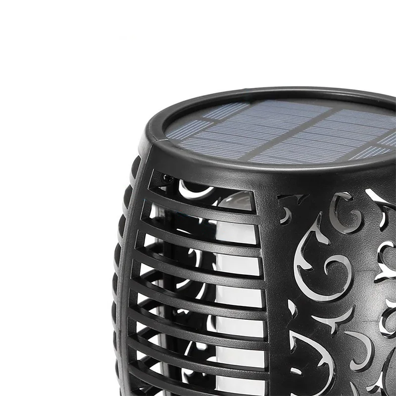 
New Solar Garden Disk Light IP65 Waterproof Solar Lawn Deck Light Outdoor Solar Ground Light 96Led Warm White Luminous Body 