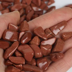 Wholesale natural quartz crysal gravel healing stone golden sand crystal chips