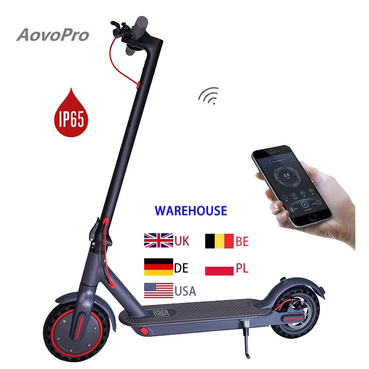 
AOVOPro Escooter EU Warehouse Scooty Europe Trotinette Electrique Eletric Sooter Electrico e Scooter Adult Electric Scooters 