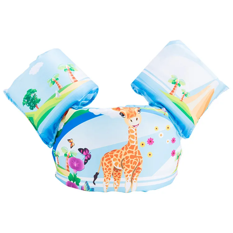 Waterproof neoprene with EPE Foam custom puddle jumper kids baby swimming life vest