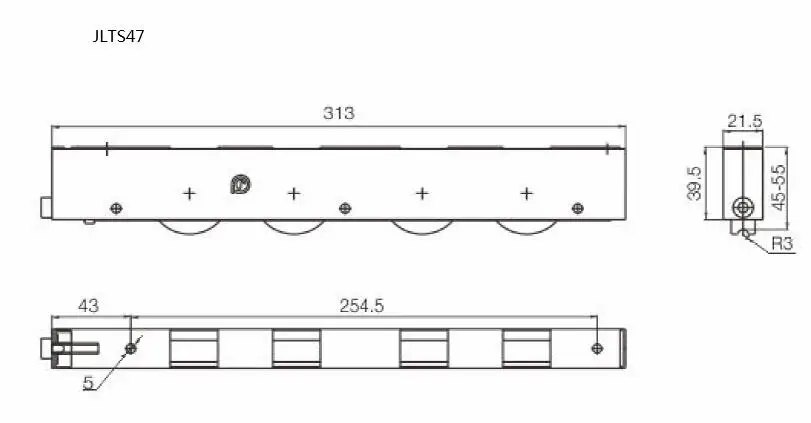 Heavy Duty Stainless Steel Window Door Hardware Window Pulley Sliding Window Roller