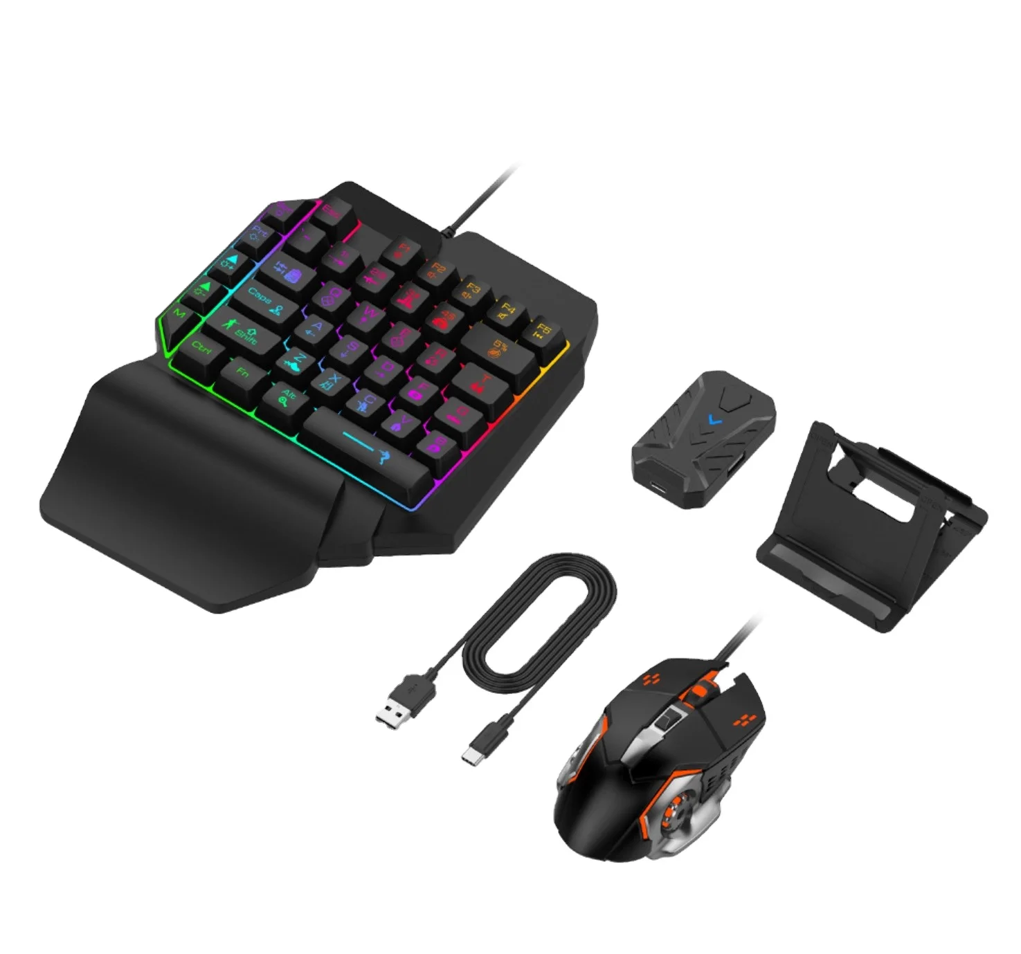 Keyboard Mouse Converter Set Gamepad Controller Adapter For FPS Mobile Game For Android iOS Phone Game Accessories