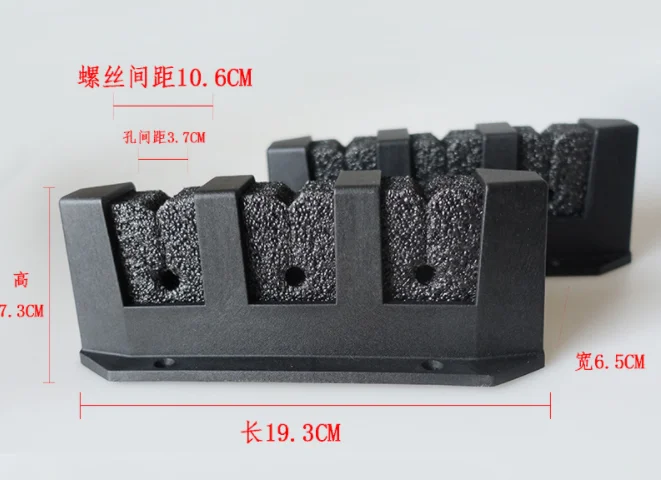 Three rack carp rod holders wall mounted fishing rod storage rack great fishing pole holder for fishing enthusiast