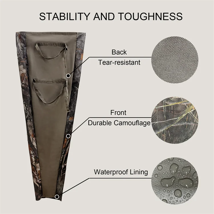 Mydays Outdoor Customization Camouflage 600D Oxford Durable Tree Hugger Gravity Deer Bag Feeder for Hunting