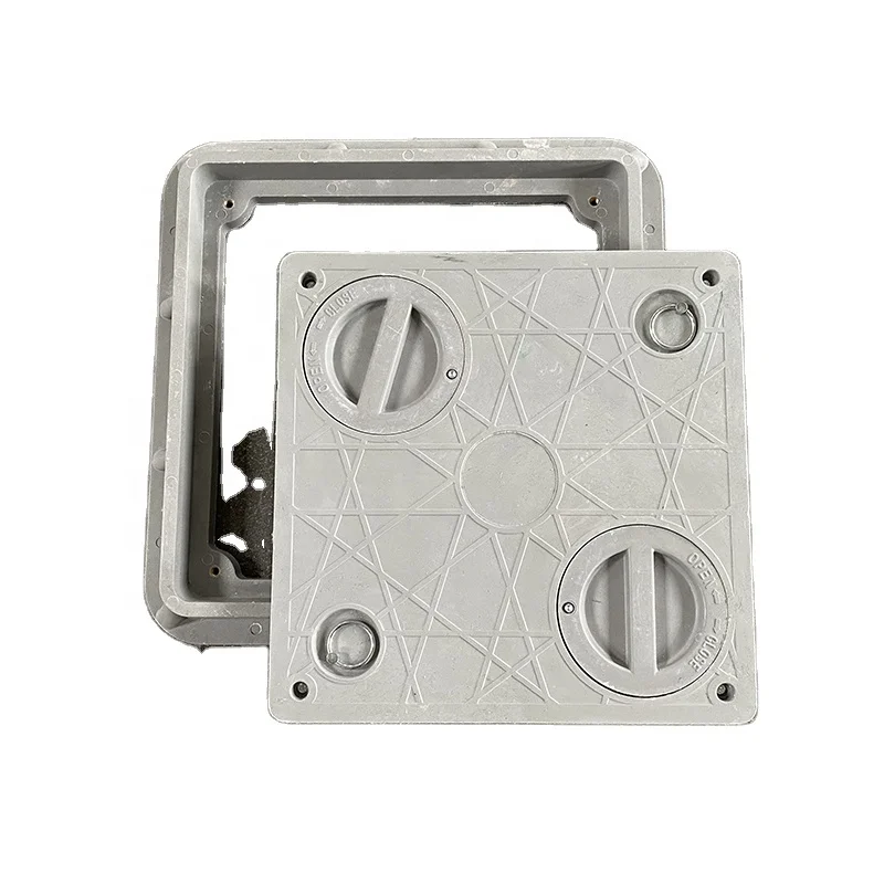 Locking System Cast iron Square / Round  vented Composite Tank Manhole Cover