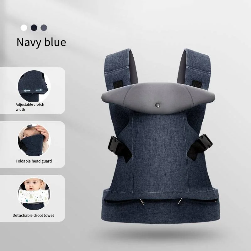 Easy to Put on 6 Comfortable Positions Ergonomic 360 Baby Soft Carrier,Baby Sling Wrap Baby Carrier Ergonomic