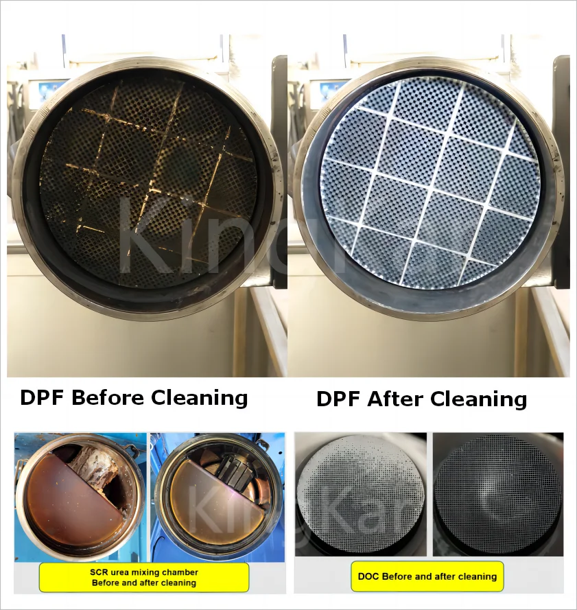 Auto Repair Workshop Diesel Particulate Filter Cleaning Machine Equipment Heavy Duty DPF & DOC Cleaning System