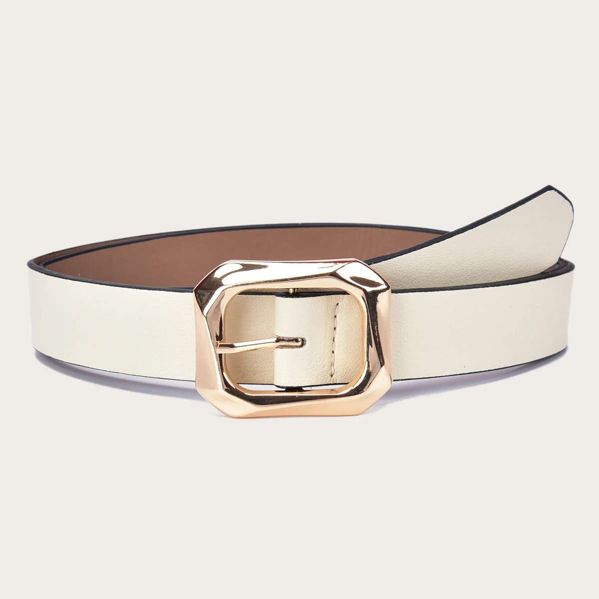 Custom Belts New Fashion Joker Metal Buckle Belts For Ladies