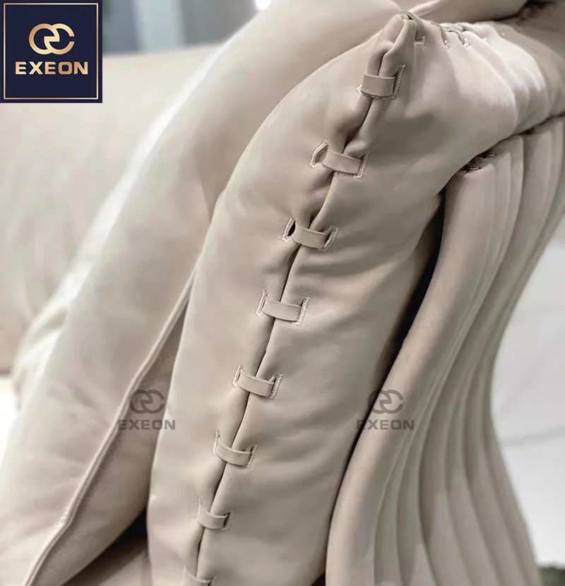 Source Italy Light Luxury Modern leather Sofa Combination High-end Hotel Negotiation Area Sofa Combination