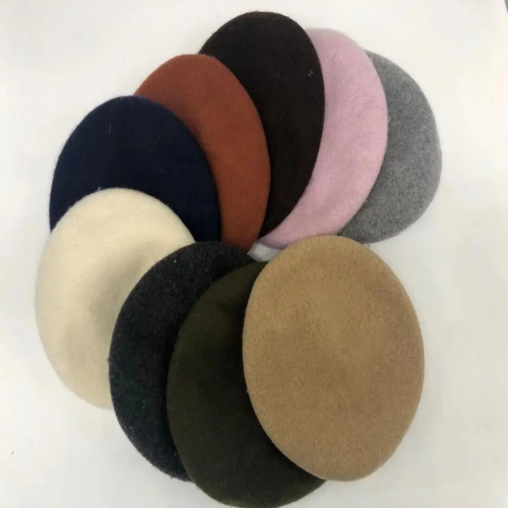 
100% wool fashion slouchy knit sample custom beret in winter for women 