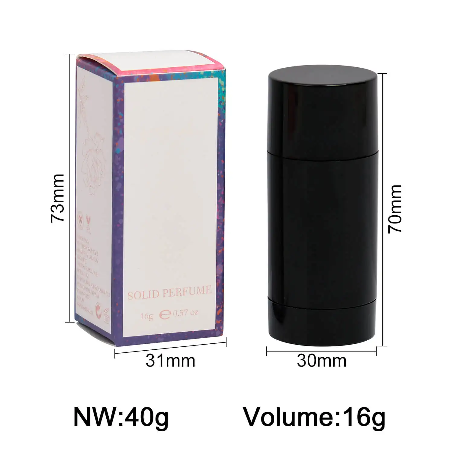 High Quality Women Solid Perfume Private Label Fragrance Sticks Wholesale