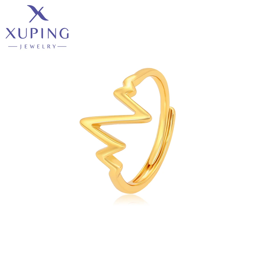 X000662131 Xuping fashion simplicity ring 24K gold color Women birthday gift girl casual sporty wholesale classic ring