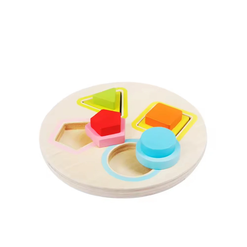 Preschool Montessori Baby Blocks Game  Blocks Toy Kids Block Toy For Children