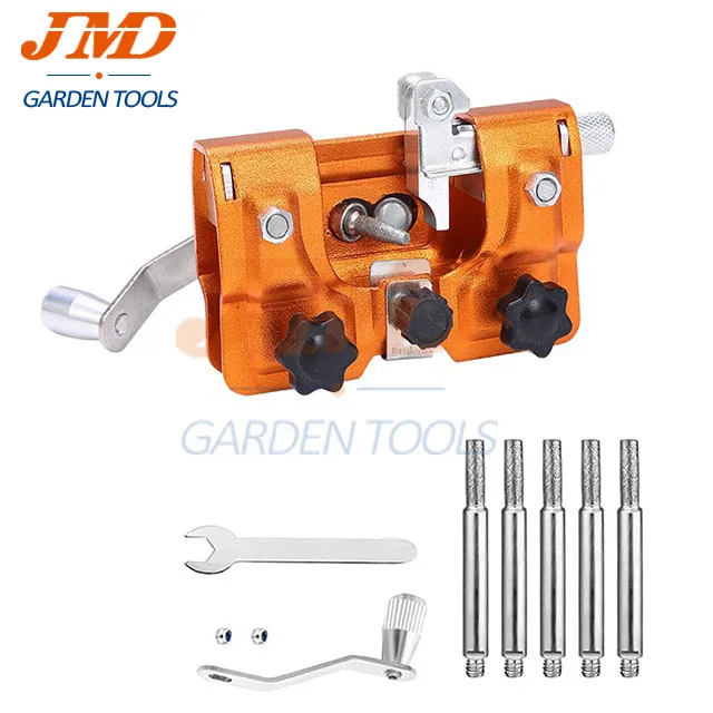 Manual Chain Saw Sharpening Tool Portable Hand Chain Sharpener Aluminum Alloy Portable Hand Cranked Chain Sharpener Tool