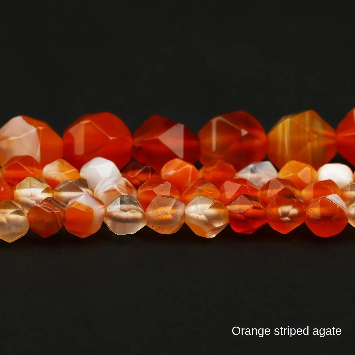 Natural stone loose beads Jasper agate Diamond cut beads Pink Crystal Emperor stone beaded Jewelry DIY accessories