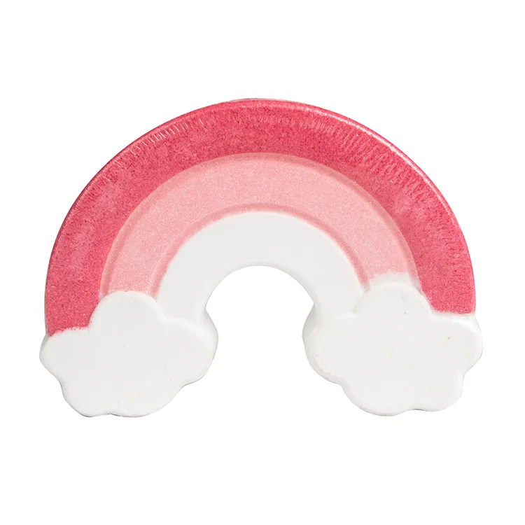 Organic Rainbow Ice Cream Cupcake Bath Fizzer Bath Bombs Gift Set For Kids