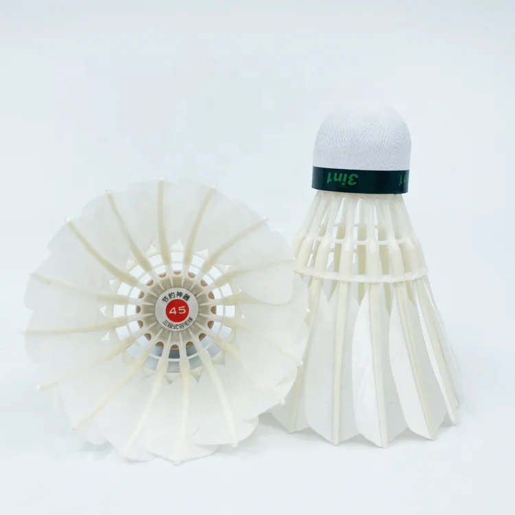 Most Durable Goose Feather Badminton Shuttlecock Hybrid Shuttlecocks D45 Dmantis Brand Factory Supplier