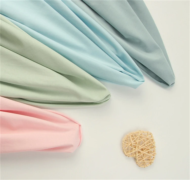 Multi color plain printed custom print bamboo rayon wholesale spandex elastic knitted bamboo cotton fabric knit fabric textiles