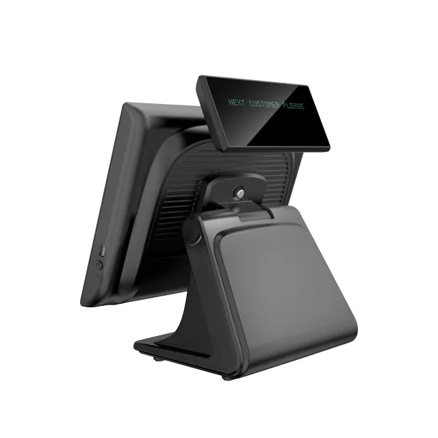Лидер продаж 15-дюймовая pos-машина все в одном pos-терминал двухэкранная система pos для розничного магазина