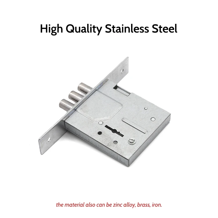 Special Design Three Deadbolts Blade Door Lock Body