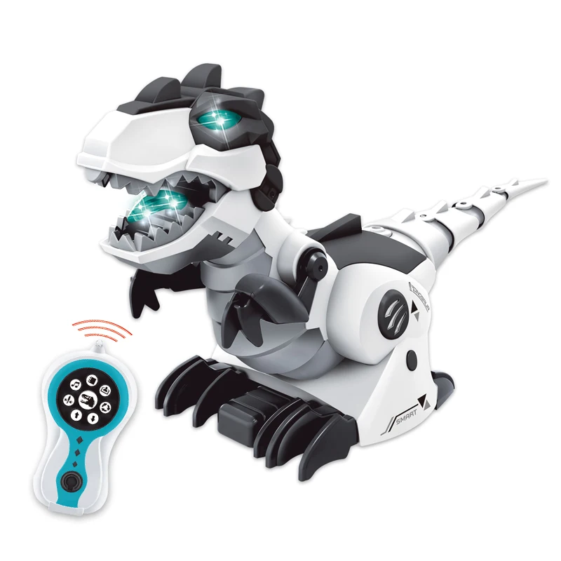 Mechanical Rc Remote Control T-rex Dinosaur Toy With Lights and Music for Kids