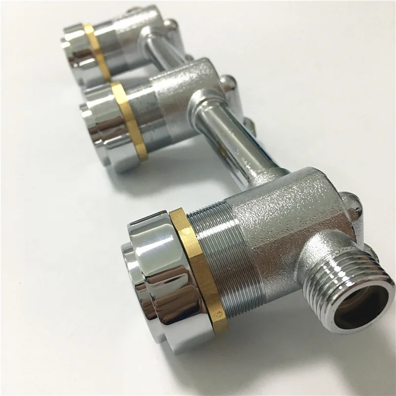 Wholesale sanitary ware 100% Brass bathroom Conjoined mixer  shower panel faucet