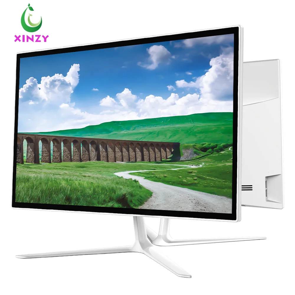 XINZY компьютер i9 9900T 19 5 дюймов i5 настольный все-в-одном школьное видео aio ПК OEM моноблок DVD драйвер 10gen
