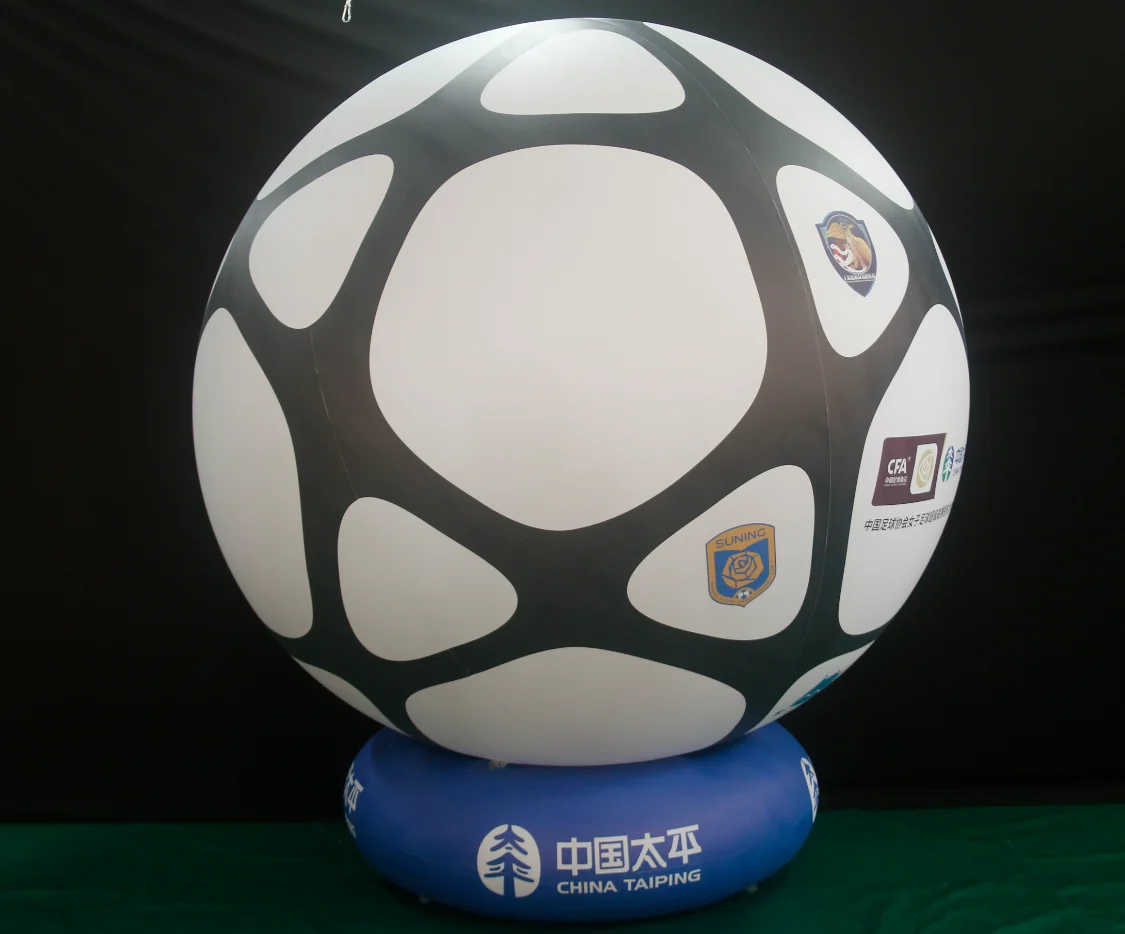 Custom Advertising Inflatable Balloon Large Inflatable Soccer Ball Inflatable Soccer Ball for Game Event Commercial Decoration