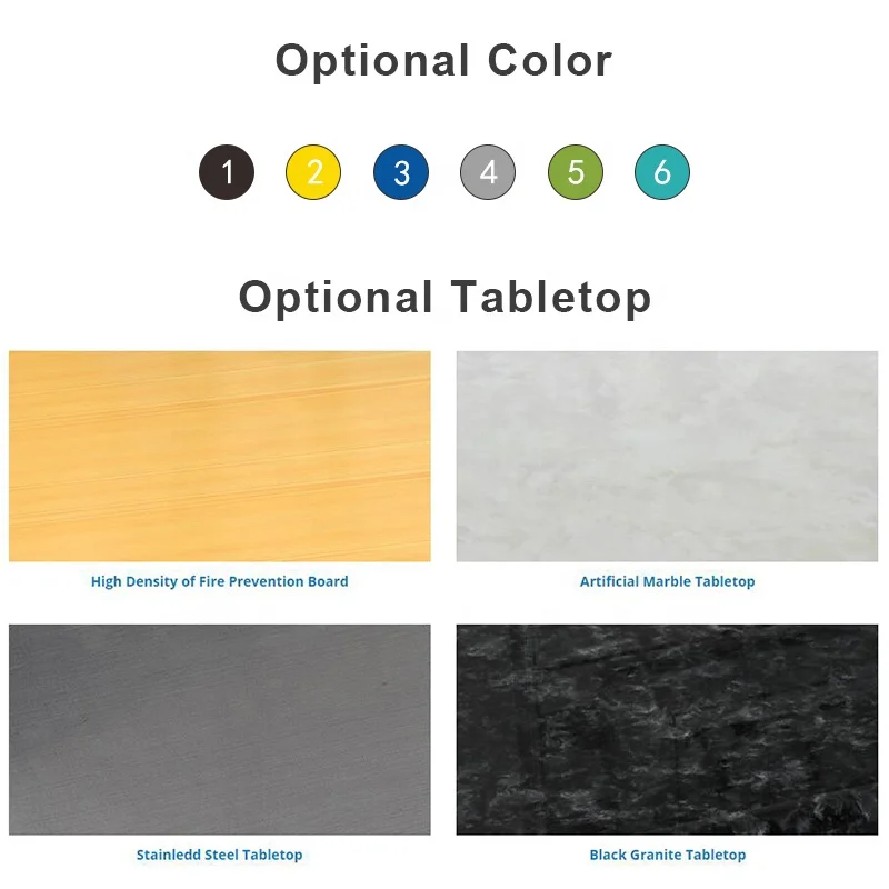 Customized Color Dental Lab Furniture Two Double Person Work Bench