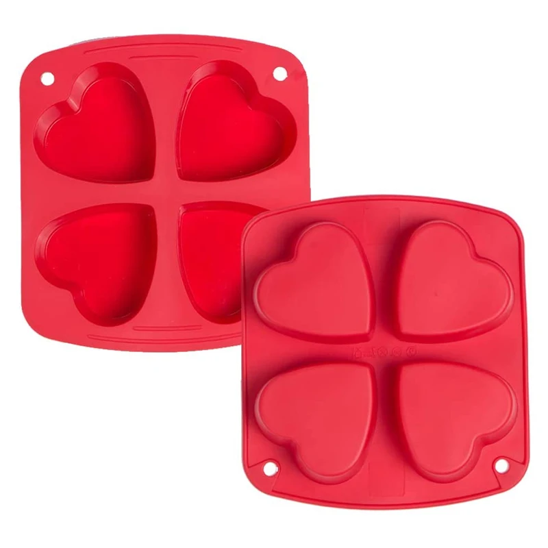 Custom Silicone Chocolate Mold 3d Heart-shaped Chocolate Silicone Mold Silicone Moulds Cake Tools for Epoxy Resin Sustainable