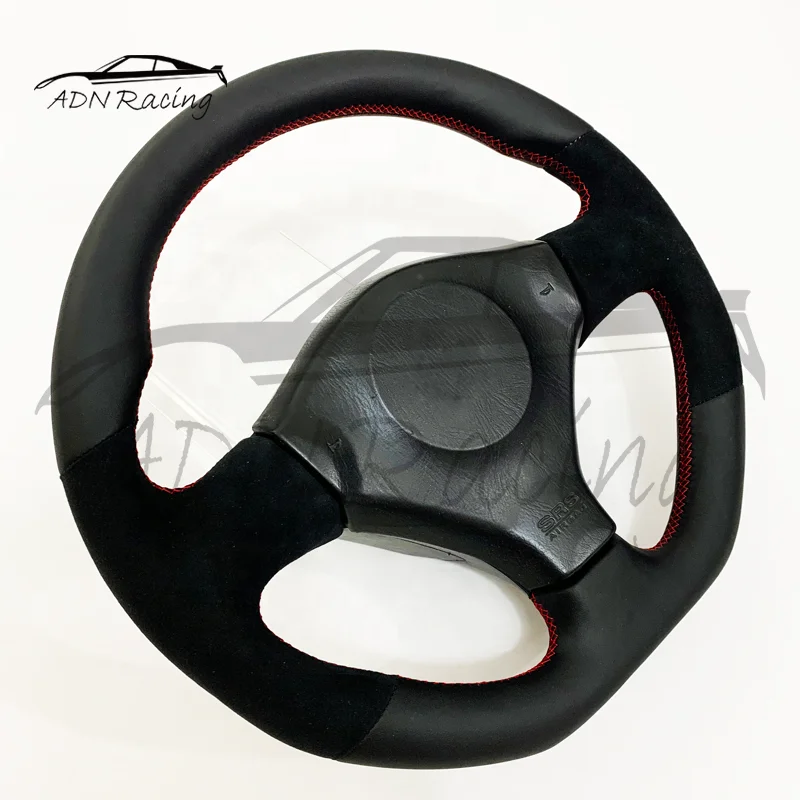 For NISSAN R32 R33 R34 R35 Skyline GTR NAPA+Alcantara Steering Wheel