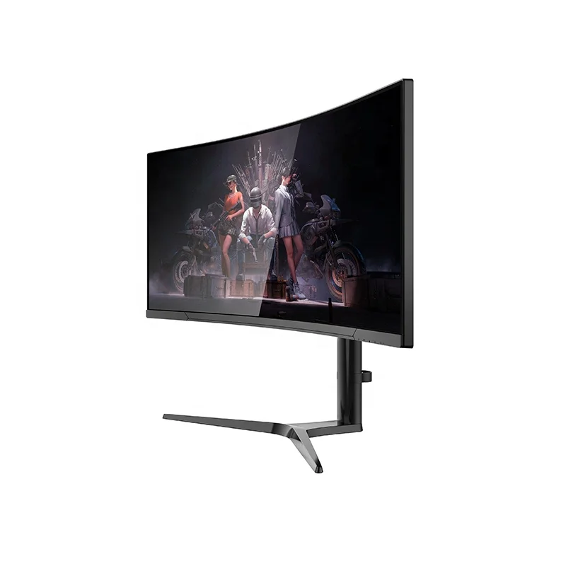 Custom logo oled 34 inch curved gaming monitor 4k resolution 2ms HDR desktop pc monitor 144hz