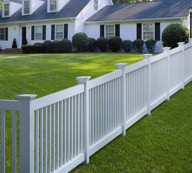 Wholesale Various sizes easy to assemble UV-Proof White Plastic Garden Fencing Vinyl PVC Picket Fence For Export