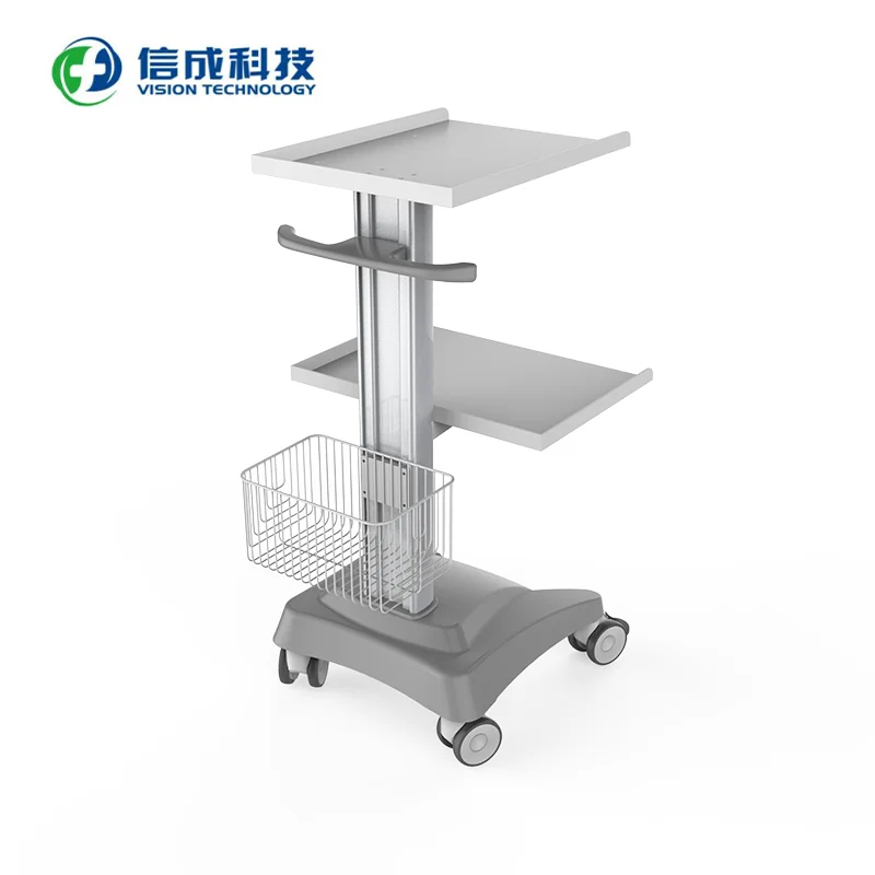 Medical mobile workstation, multi-layer storage platform medical trolley