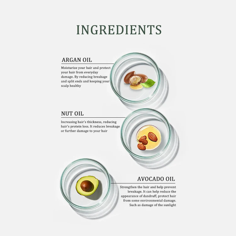 Factory Price Private Label Reduces Dandruff Moisturizing Hair Drops Argan Oil Biotin Hair Growth Oil