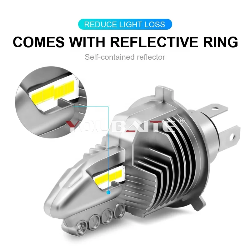 2021 Newest Train shape Auto Lighting System Headlamps H7 Car Bulbs 40W 10000Lm H11 H4 LED Headlight Bulb
