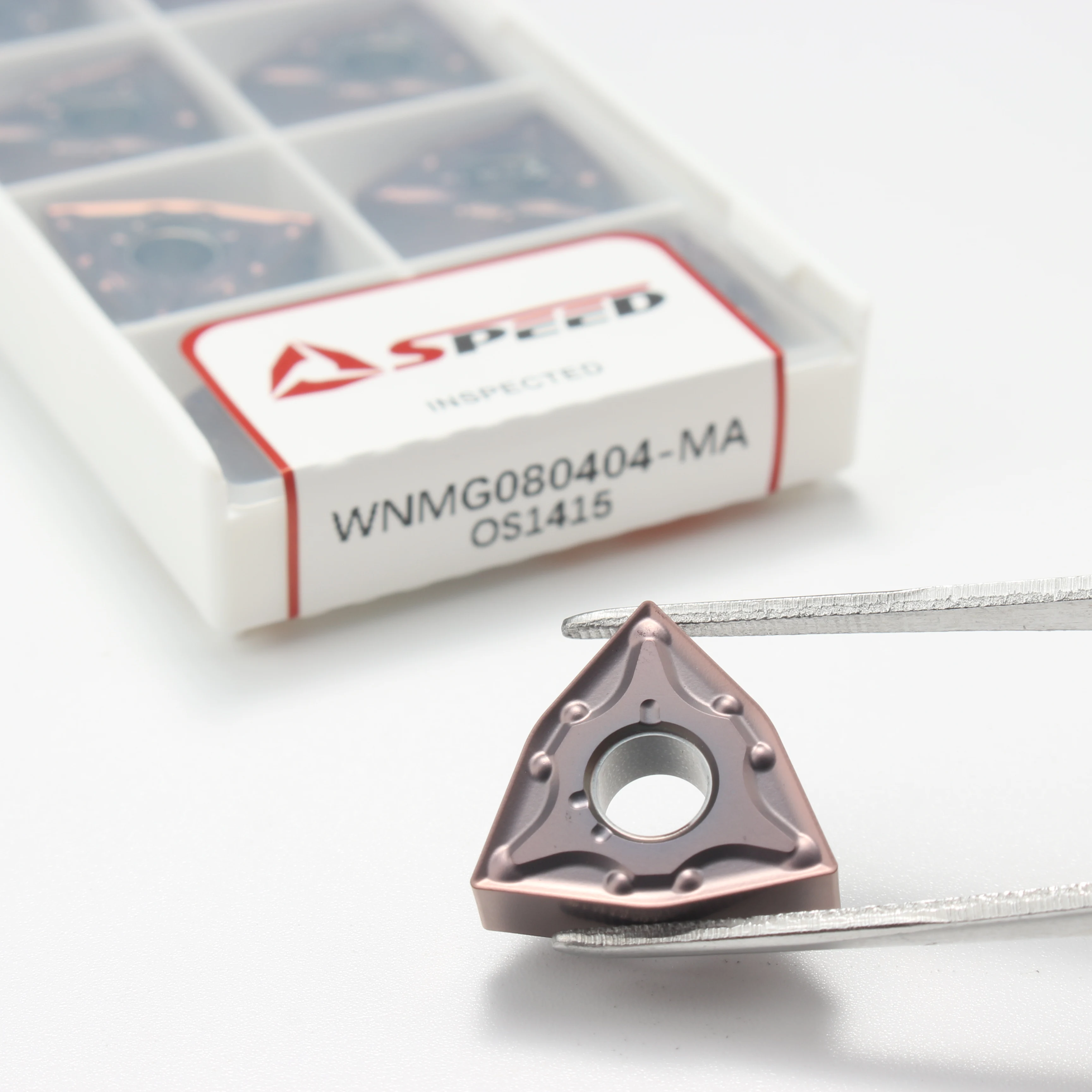 Wnmg/Wnmg080404/Wnmg080408/Wnmg080412-TM Tungsten Carbide Indexable Cutting Turning Insert for External Tool Holder