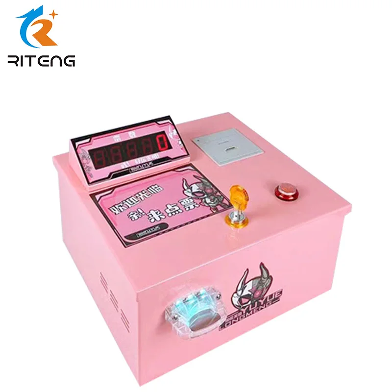 Riteng New Ticket Counter Machine Ticket Eater Lottery Ticket Counting Machine Desk Mini Shredder Machine