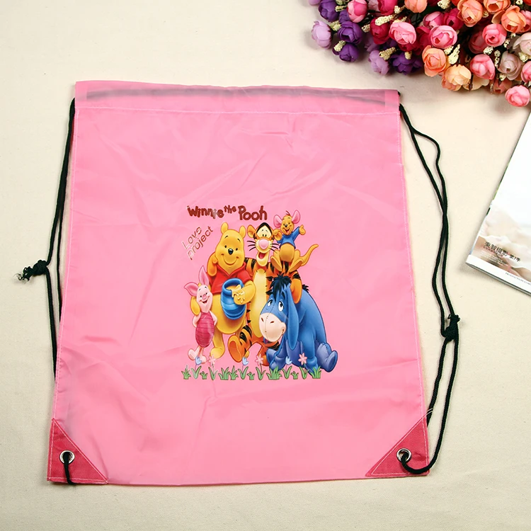 Wholesale Shopping Gym Sport Outdoor 210d Polyester Promotional Gift Drawstring Packaging Bag