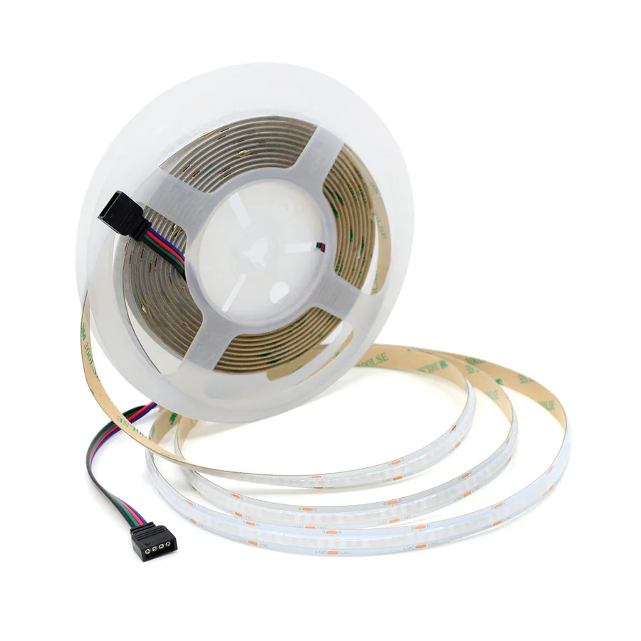 Dream Color RGBIC Cob Led шириной 10 мм 12 В 24 5 м бесшовный адрес RGB полосы света 420 светодиодов/м