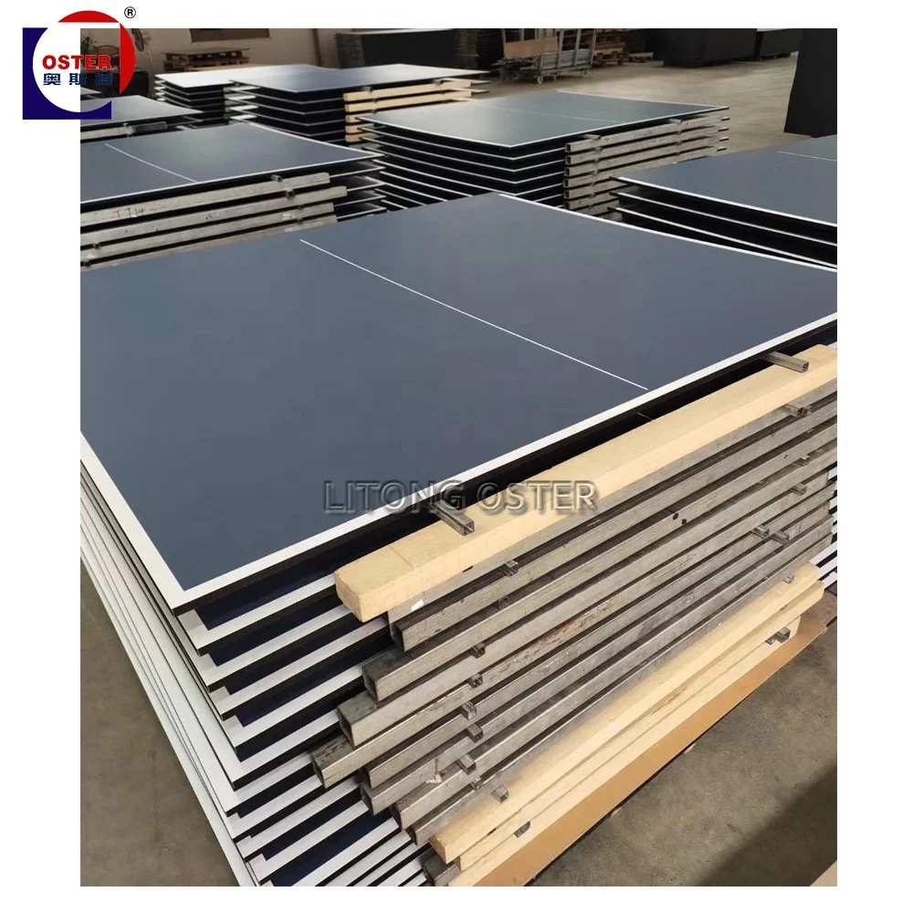 Blue Aluminium Composite Panel 4mm 6mm ACP board for table tennis panel