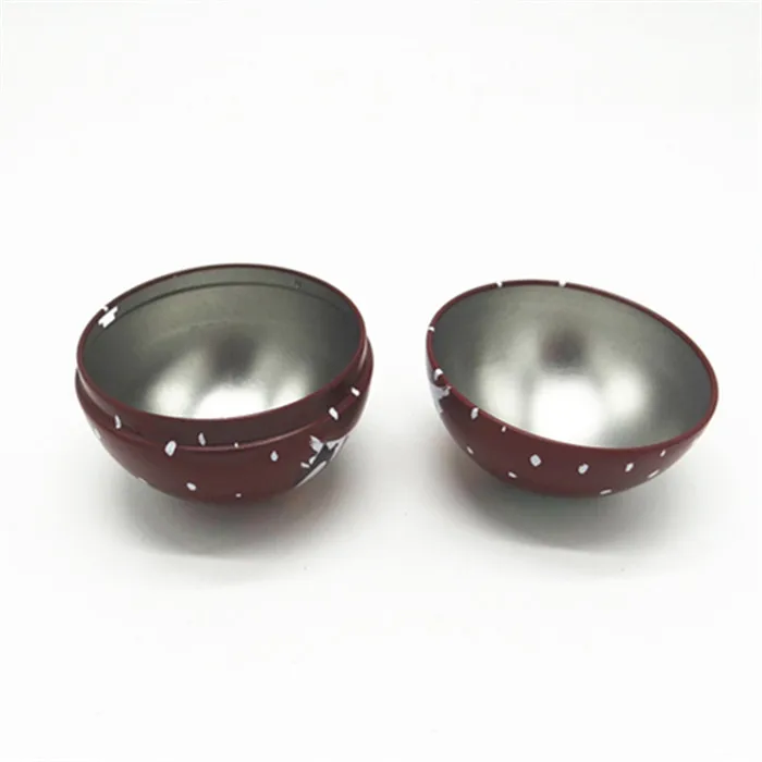 Coffee candy small taupe toy ball tin box