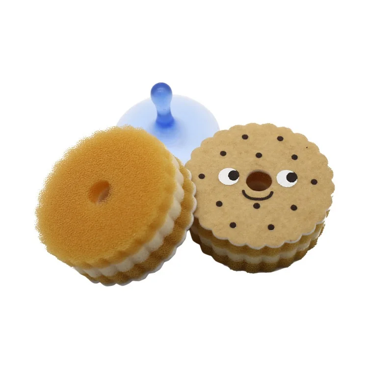 Individually Wrapped Sponge, Kitchen Dishwashing Sponge Multi-Purpose Mesh Net Scouring Pad