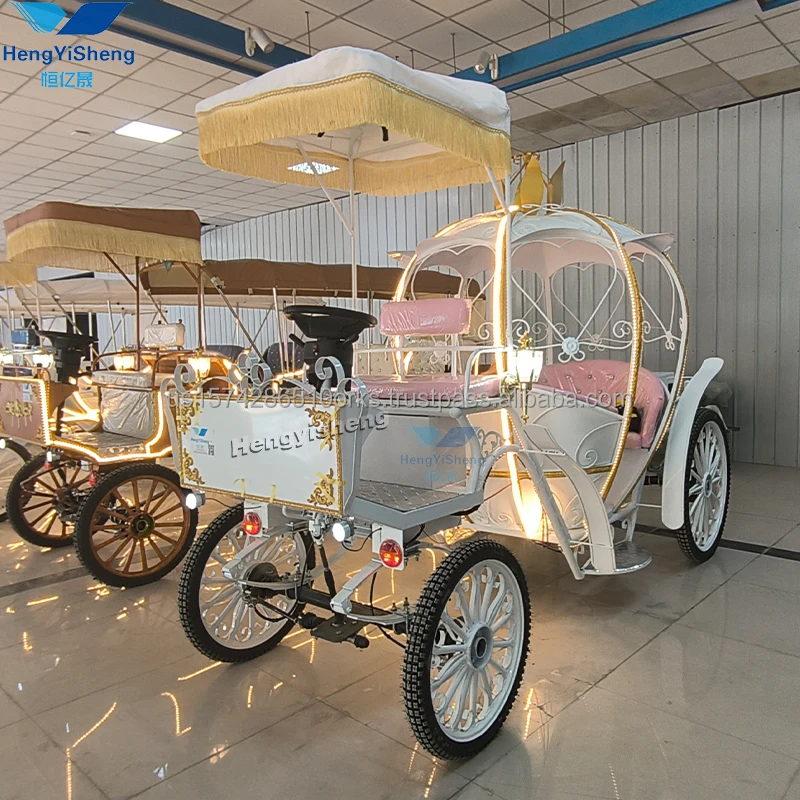 Высокое качество повозка для свадьбы электрическая коляска из тыквы Золушки распродажа