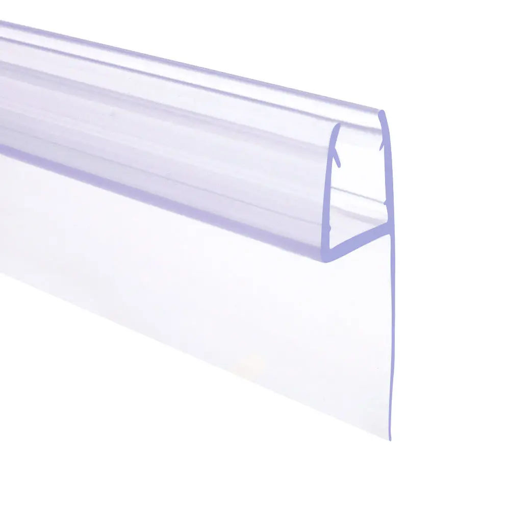 Modern Design Shower Room Door Sliding Steel Glass With Cpe Transparent Magnetic 6mm Sealing Strips For Bathroom Application