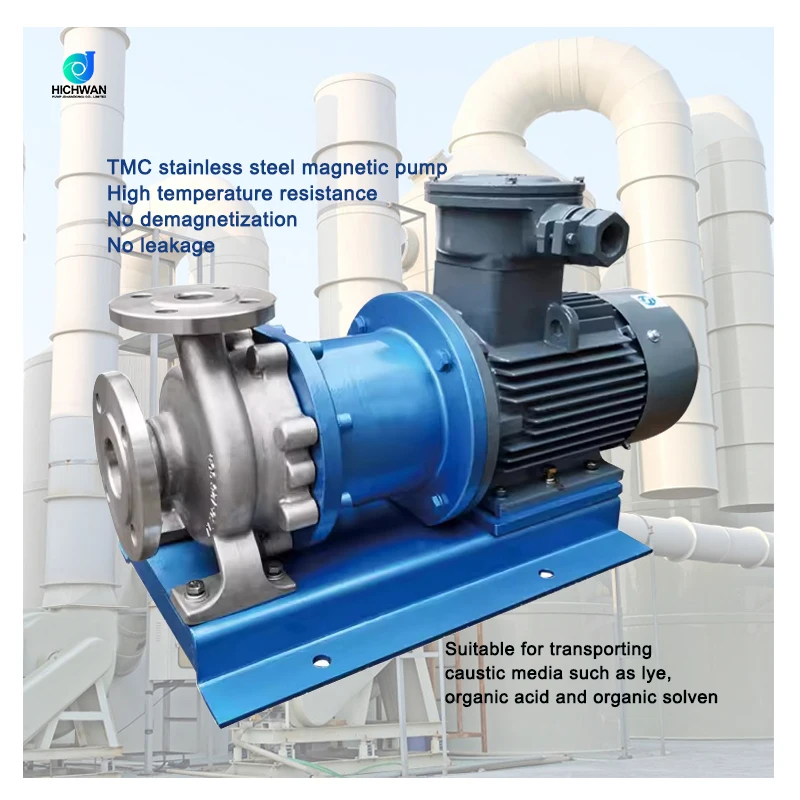 HICHWAN TMC32-25-125P 1.1kw из нержавеющей стали центробежные магнитные приводные насосы