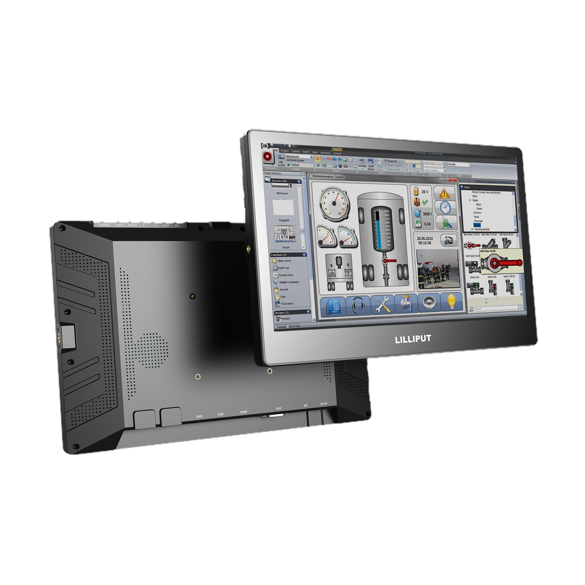 13.3 inch Full HD Resolution Capacitive Touchscreen Monitor with HDMI DP VGA