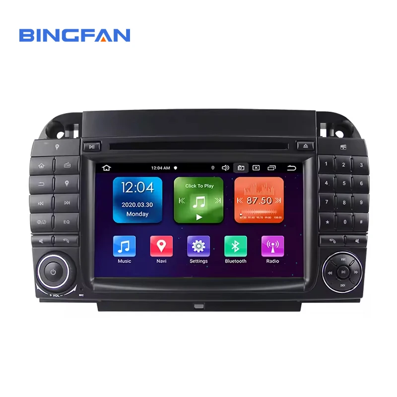 7' android 10.0 Octa-core 4G+64G car DVD player Carplay DSP GPS Navigation Stereo for Mercedes-Benz S-Class W220 CL-Class W215