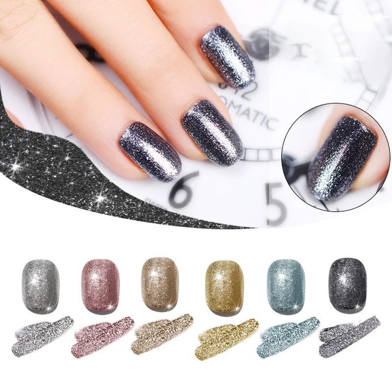 Custom high quality metal liner platinum gel polish logo nail salon art vernis gel flash color liner platinum gel